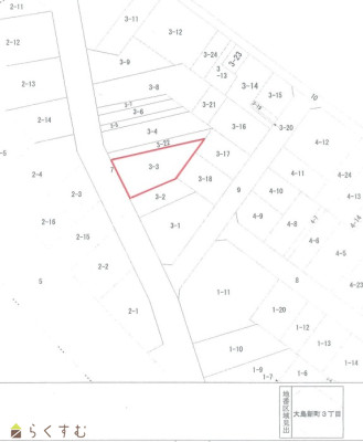 売土地　『大島新町3丁目』
